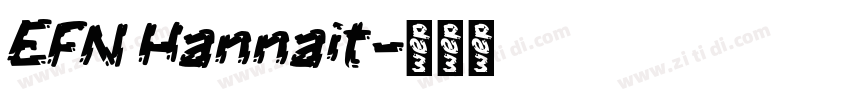 EFN Hannait字体转换